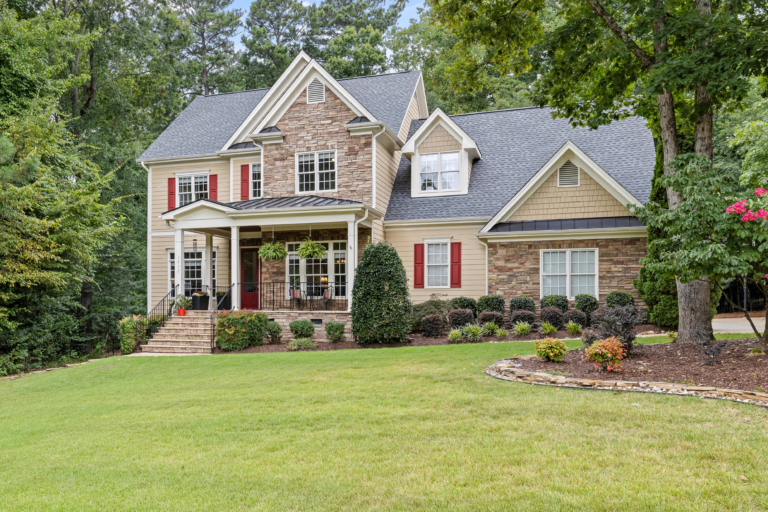 Upscale residential home exterior in Horseshoe Bend neighborhood