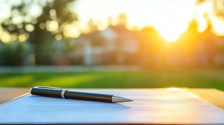 Roofing proposal documents and paperwork laid out for review